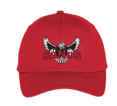 C914 Six-Panel Unstructured Twill Cap - Sands w/Eagle logo #2